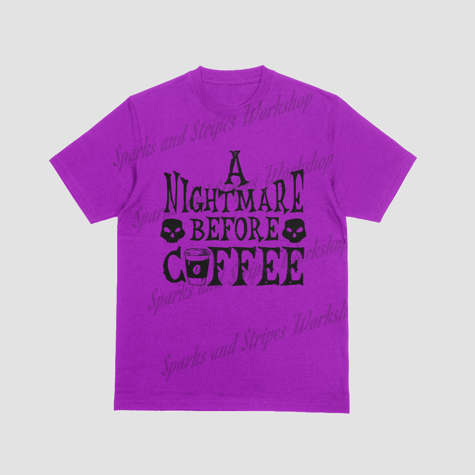 Nightmare Before Coffee shirt