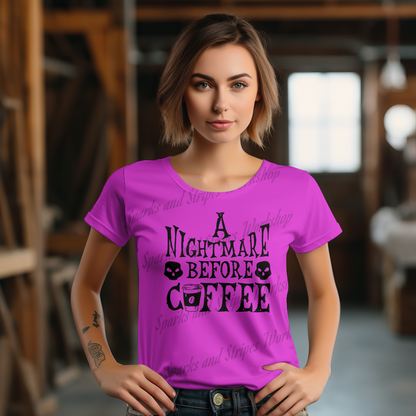 Nightmare Before Coffee shirt