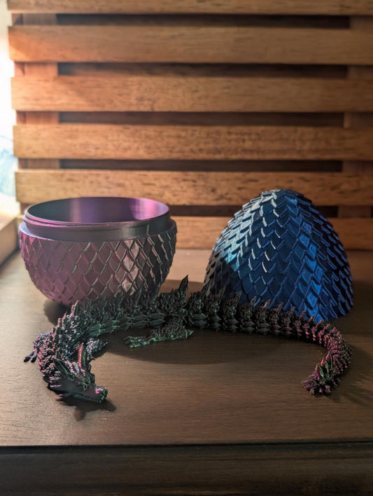 Articulating Dragon and Dragon Egg