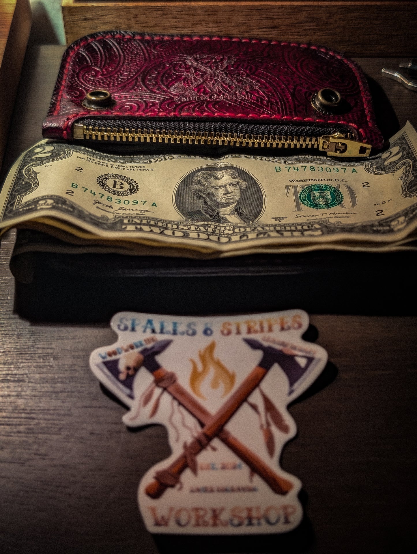 Ghost Rider Trucker wallet
