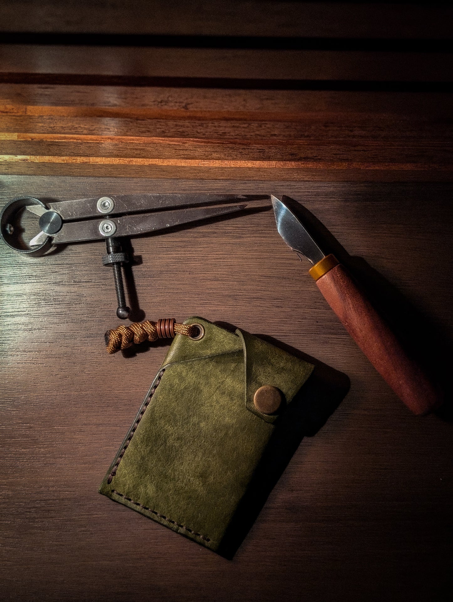 Apache in Pueblo Olive leather