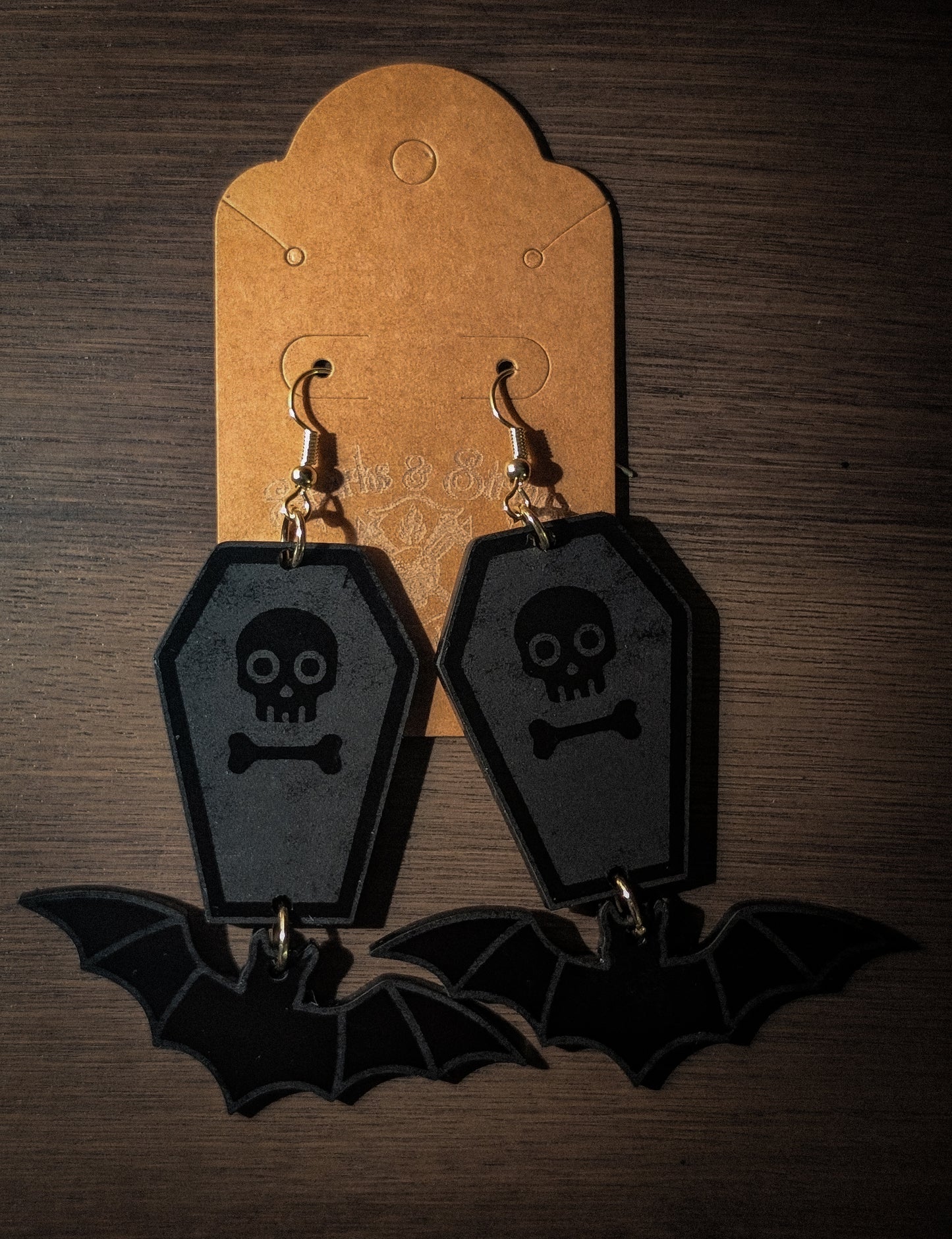 Handmade Acrylic Spooky Earrings 🎃✨