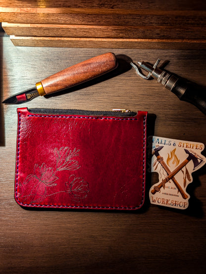 The "Lilith" oxblood tote bag