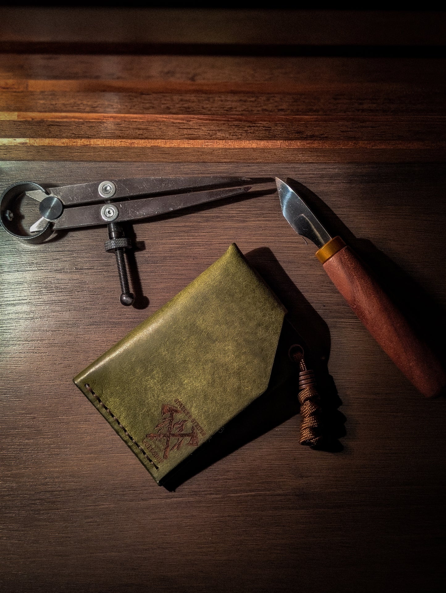 Apache in Pueblo Olive leather