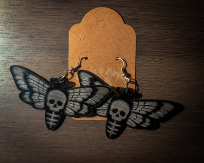 Handmade Acrylic Spooky Earrings 🎃✨