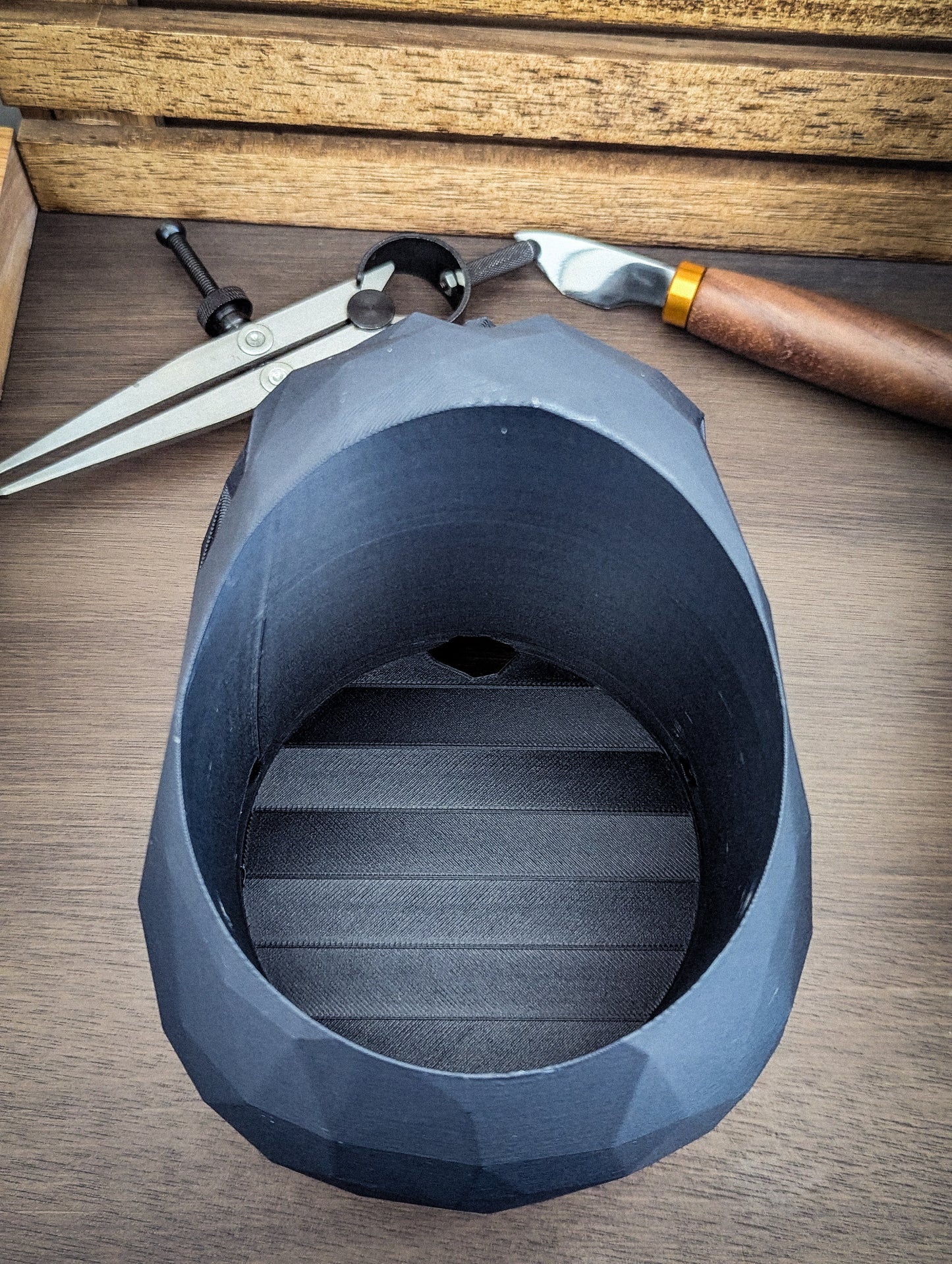 Geometric Skull planter